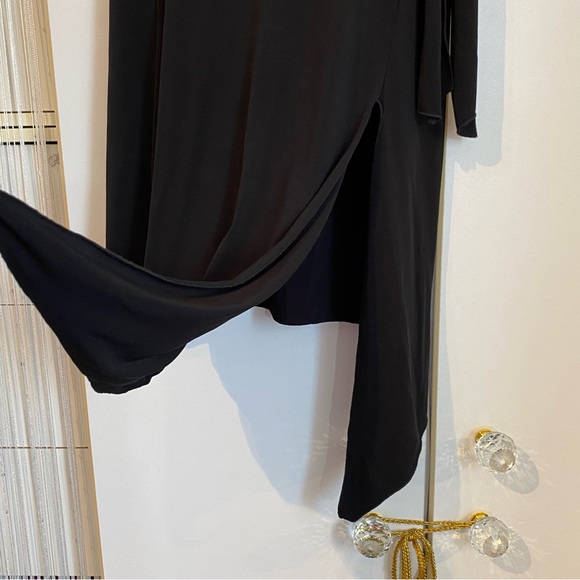 Sirens Black Slit Lace Asymmetrical Skirt Size XS - Picture 10 of 16